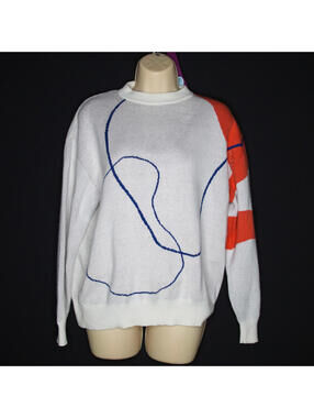 Women’s L.F. Markey Cotton Cashmere Willow Crewneck Sweater Sz US 4